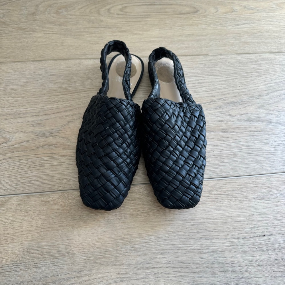 Vince Camuto Lasint Slingback Sandal Mule Woven Braided 9